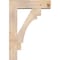 Ekena Millwork Merced Block Smooth Bracket w/ Offset Brace, Douglas Fir, 7 1/2"W x 28"D x 40"H BKT0806X28X40MRC05SDF - alternate 4